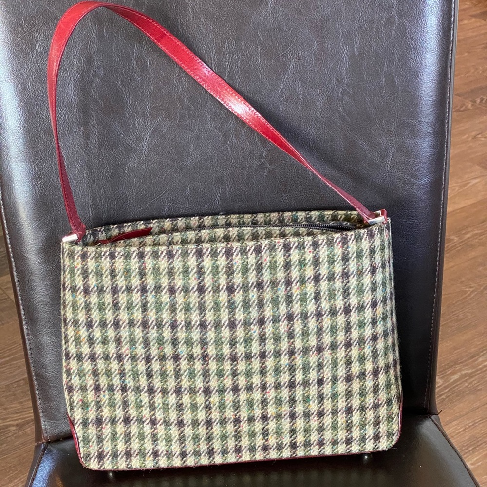 Wool and leather Kate spade purse